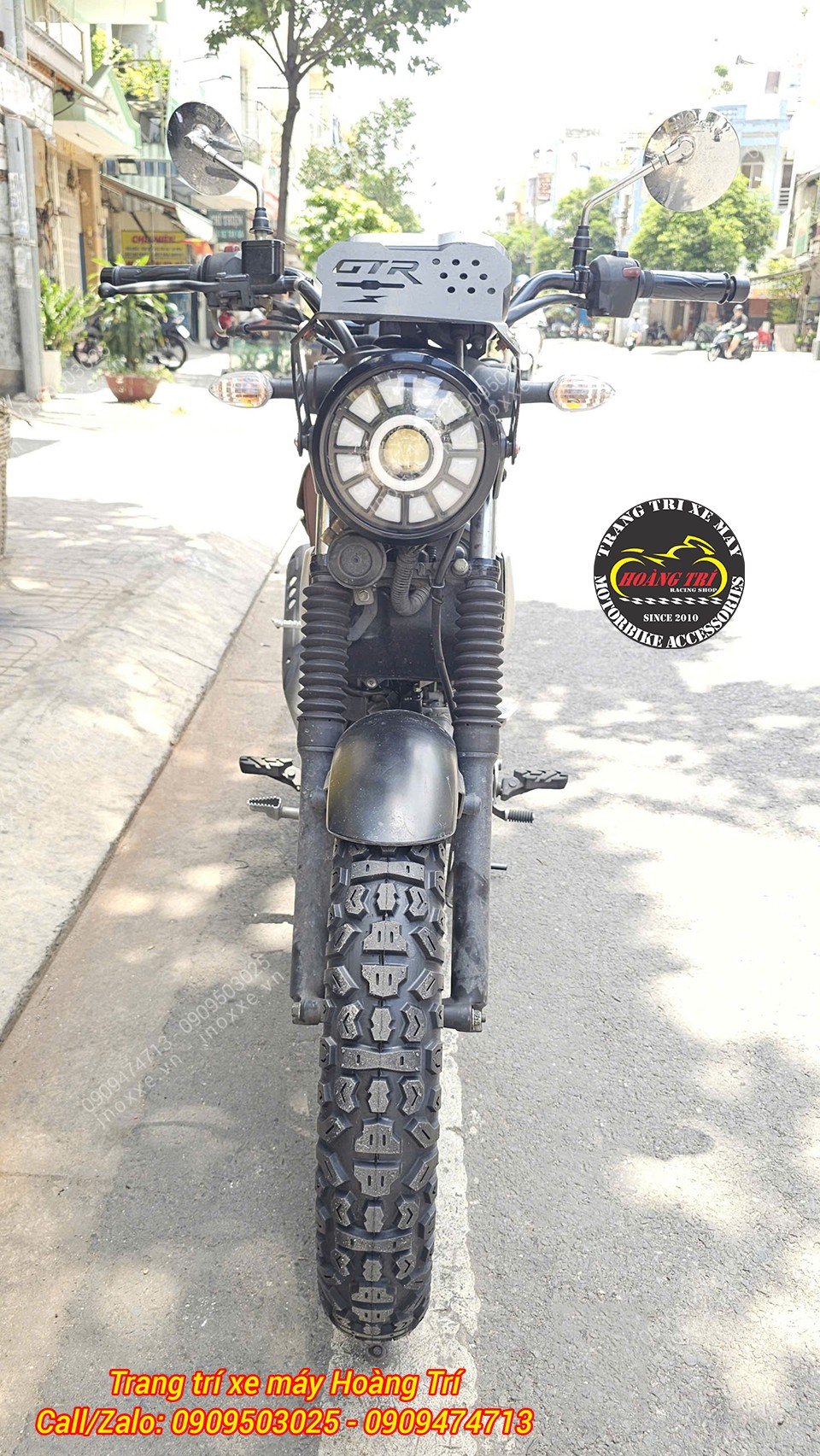 Độ vỏ không ruột cho xe Yamaha PG-1