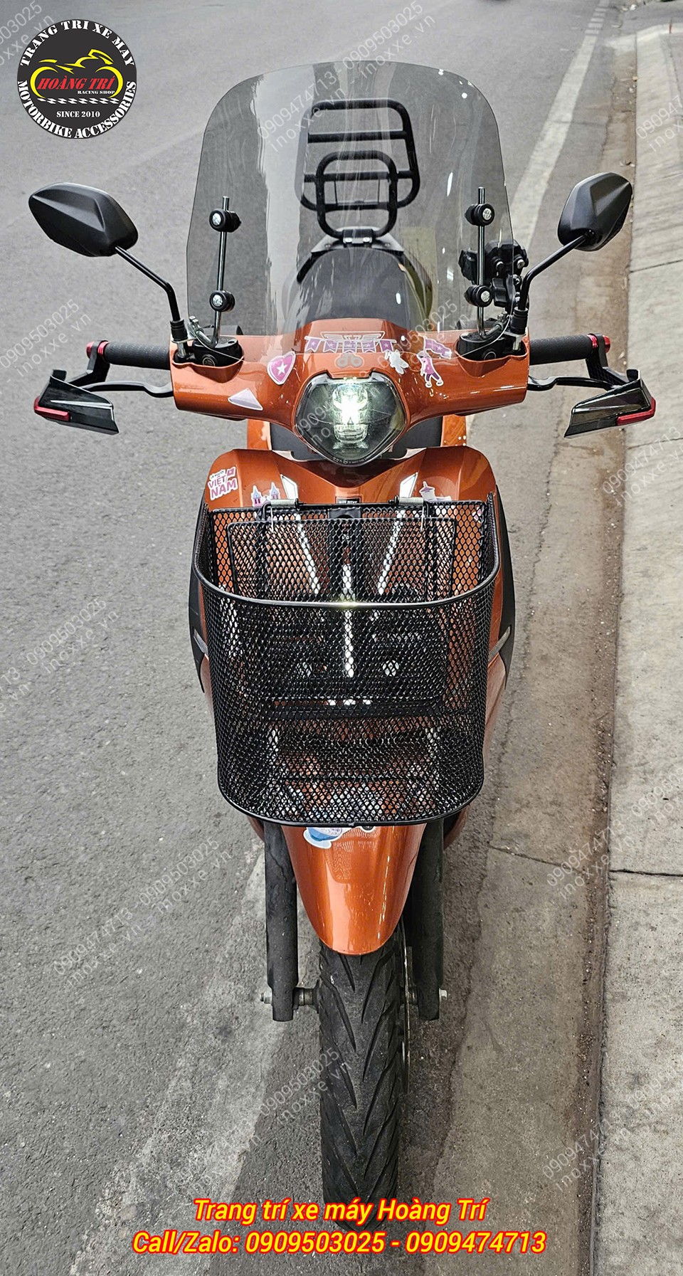 Rổ trước mặt nạ Datbike Quantum