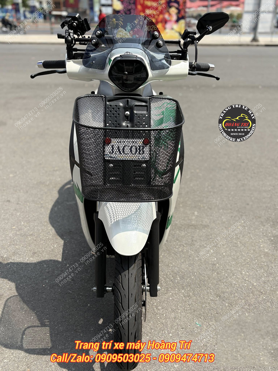 Rổ trước mặt nạ Datbike Quantum