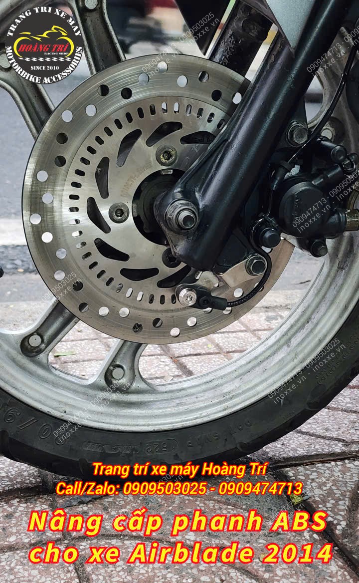 Độ phanh ABS chính hãng Honda cho xe Airblade