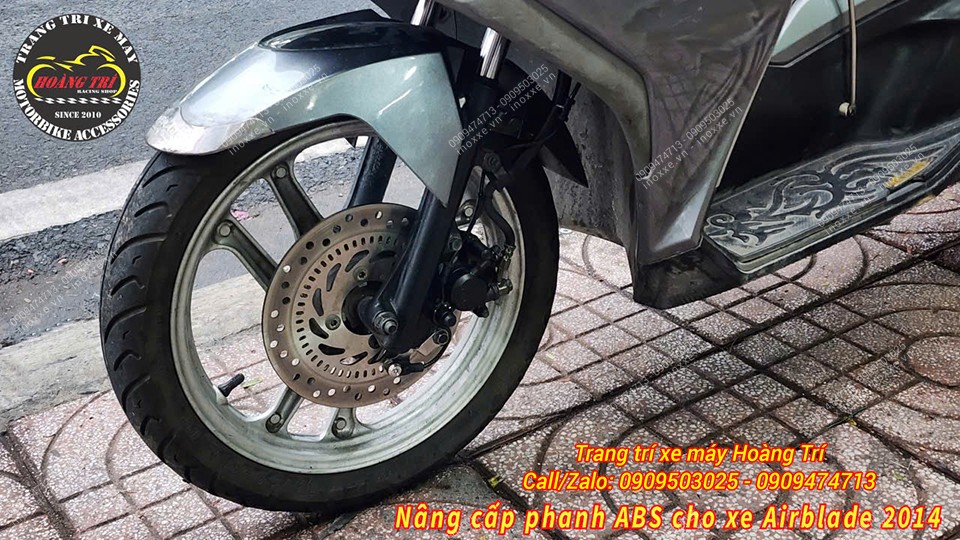 Độ phanh ABS chính hãng Honda cho xe Airblade