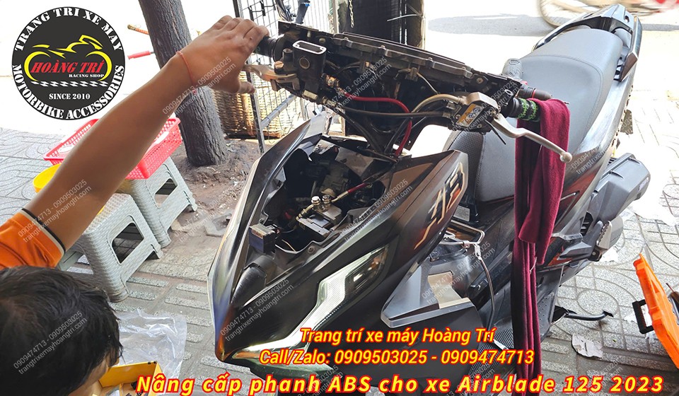 Độ phanh ABS chính hãng Honda cho xe Airblade