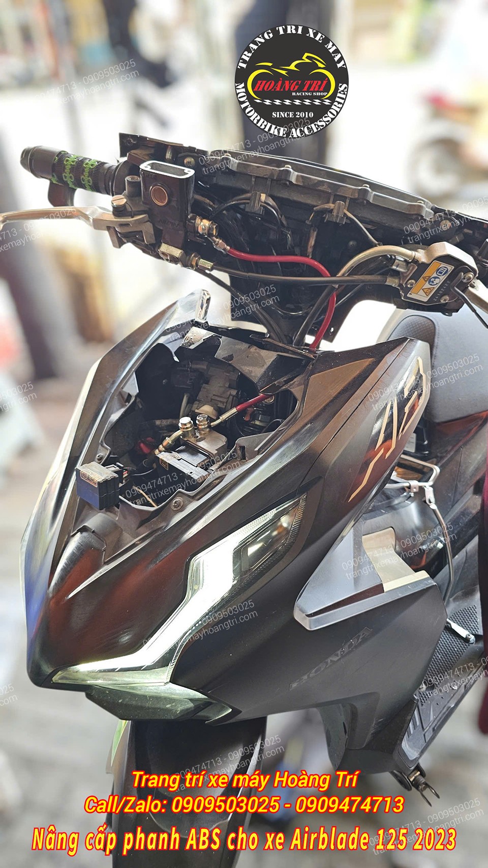 Độ phanh ABS chính hãng Honda cho xe Airblade