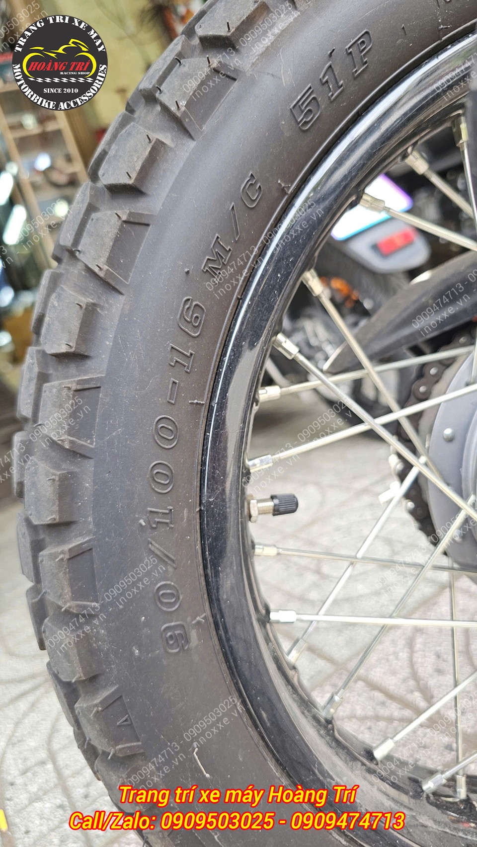 Độ vỏ không ruột cho xe Yamaha PG-1