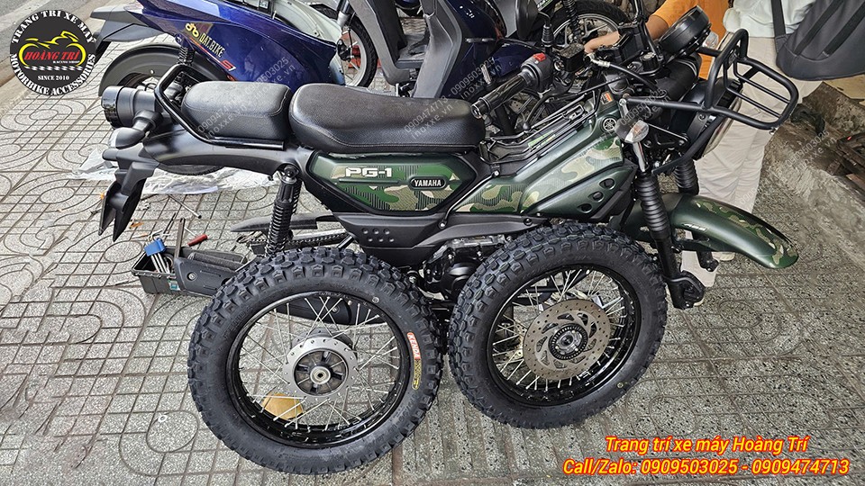 Độ vỏ không ruột cho xe Yamaha PG-1