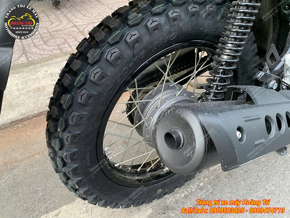 Độ vỏ không ruột cho xe Yamaha PG-1