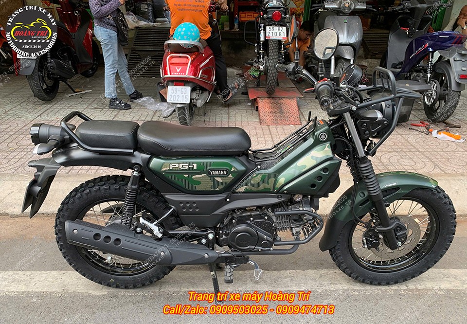 Độ vỏ không ruột cho xe Yamaha PG-1