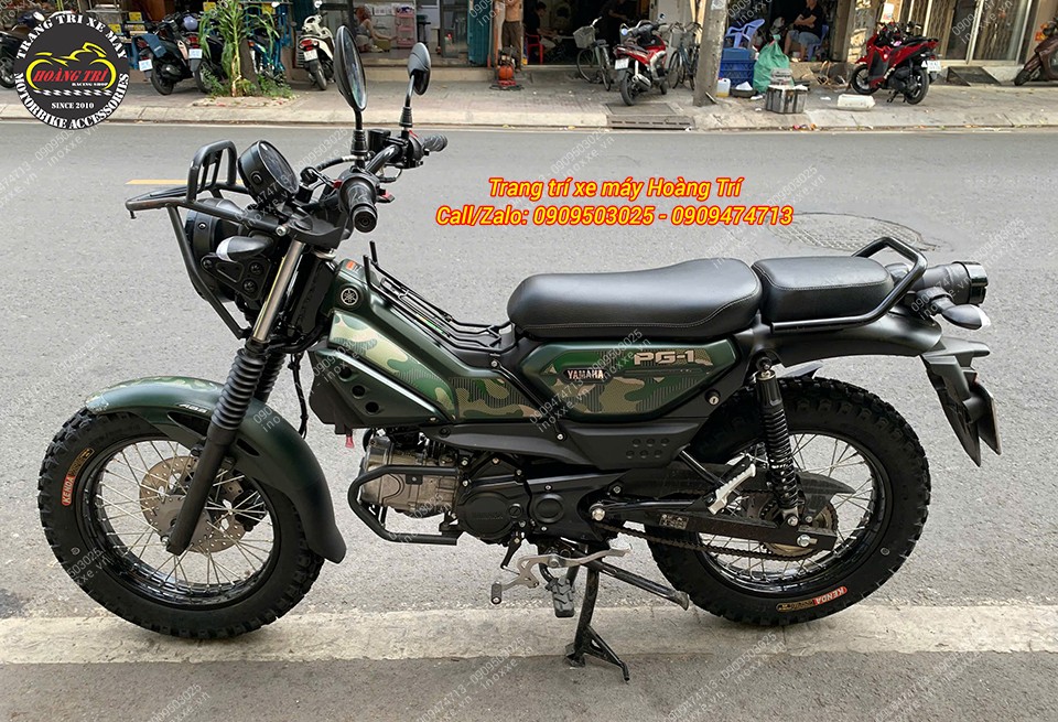 Độ vỏ không ruột cho xe Yamaha PG-1