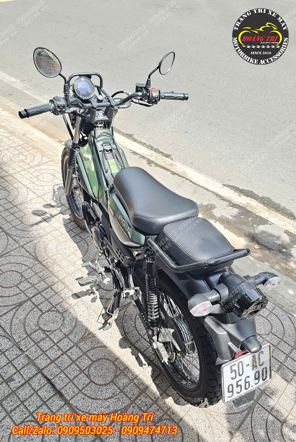 Độ vỏ không ruột cho xe Yamaha PG-1