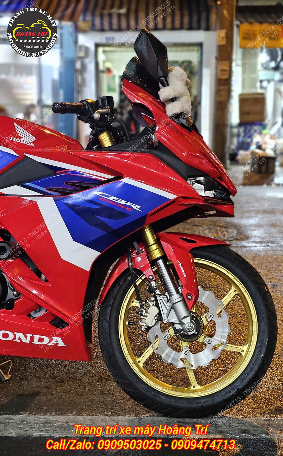 Mâm 6 cây OZ-X1R độ cho xe CBR150R