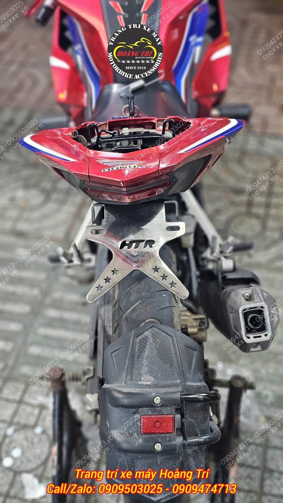 Pát biển số HTR cho xe Honda CB/CBR