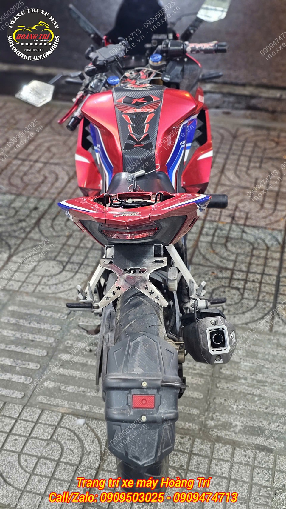 Pát biển số HTR cho xe Honda CB/CBR