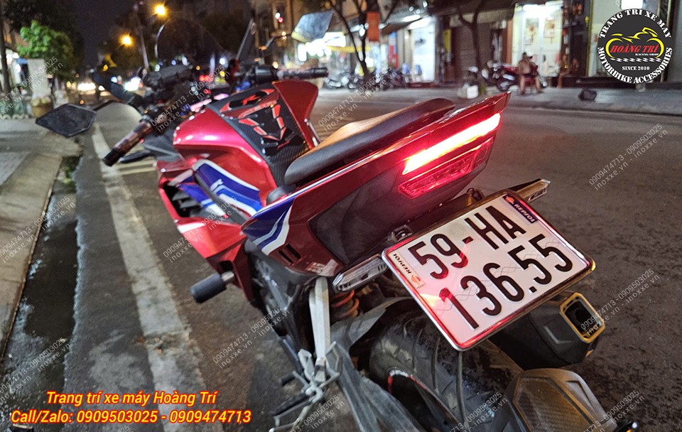 Pát biển số HTR cho xe Honda CB/CBR
