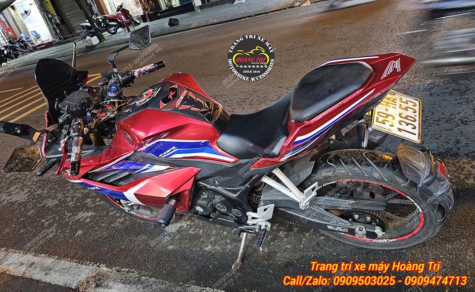 Pát biển số HTR cho xe Honda CB/CBR