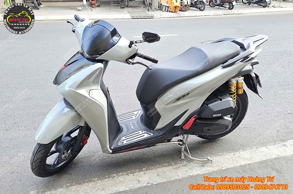 Chân chống inox cho xe SH Việt Nam