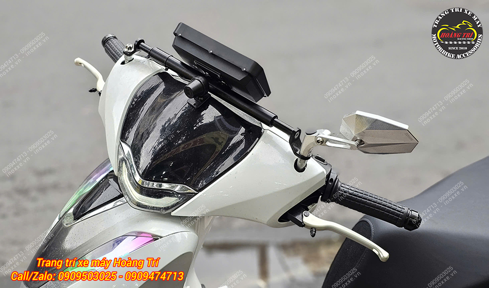 Lắp đặt màn hình Android camera hành trình cho xe SH