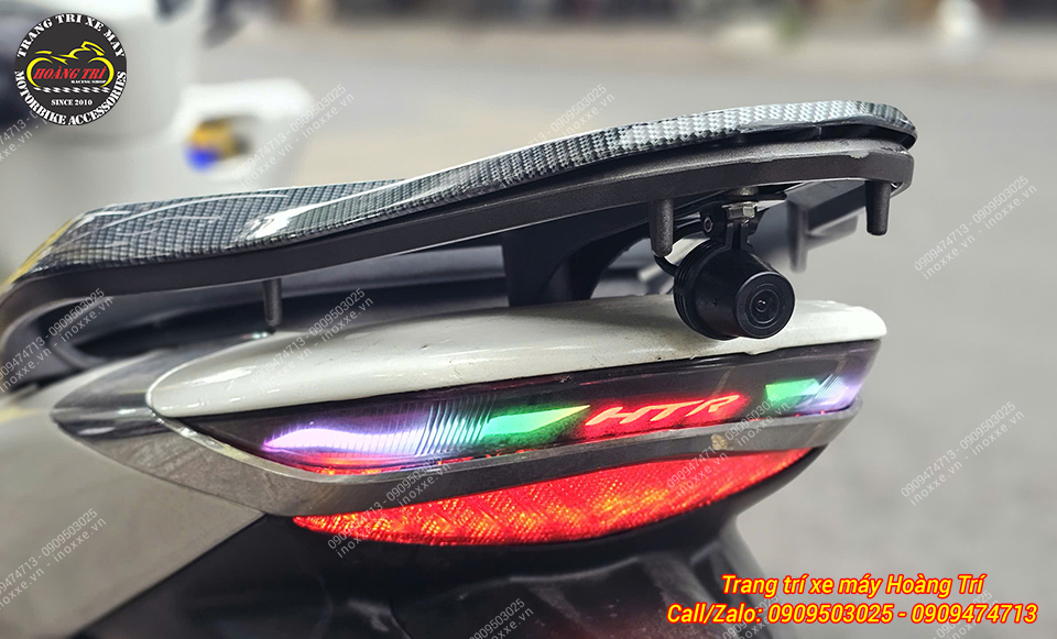 Lắp đặt màn hình Android camera hành trình cho xe SH