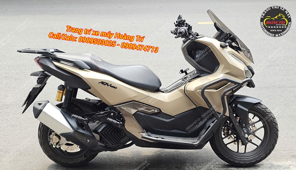 Gác chân phụ HTR nhôm cnc cho xe PCX/ADV