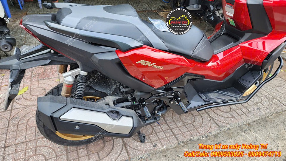 Gác chân phụ HTR nhôm cnc cho xe PCX/ADV