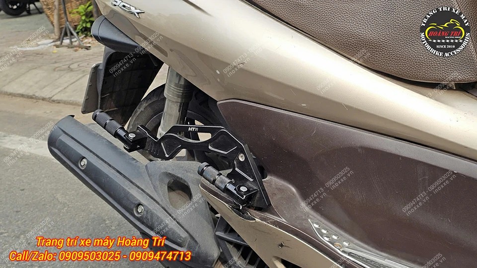 Gác chân phụ HTR nhôm cnc cho xe PCX/ADV