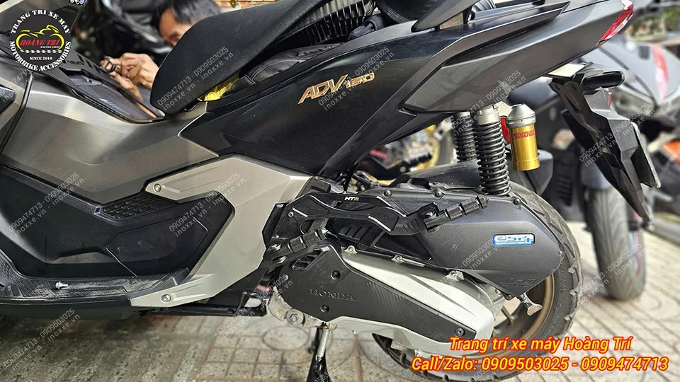 Gác chân phụ HTR nhôm cnc cho xe PCX/ADV