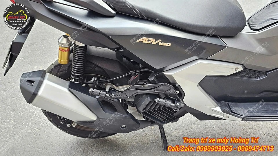 Gác chân phụ HTR nhôm cnc cho xe PCX/ADV