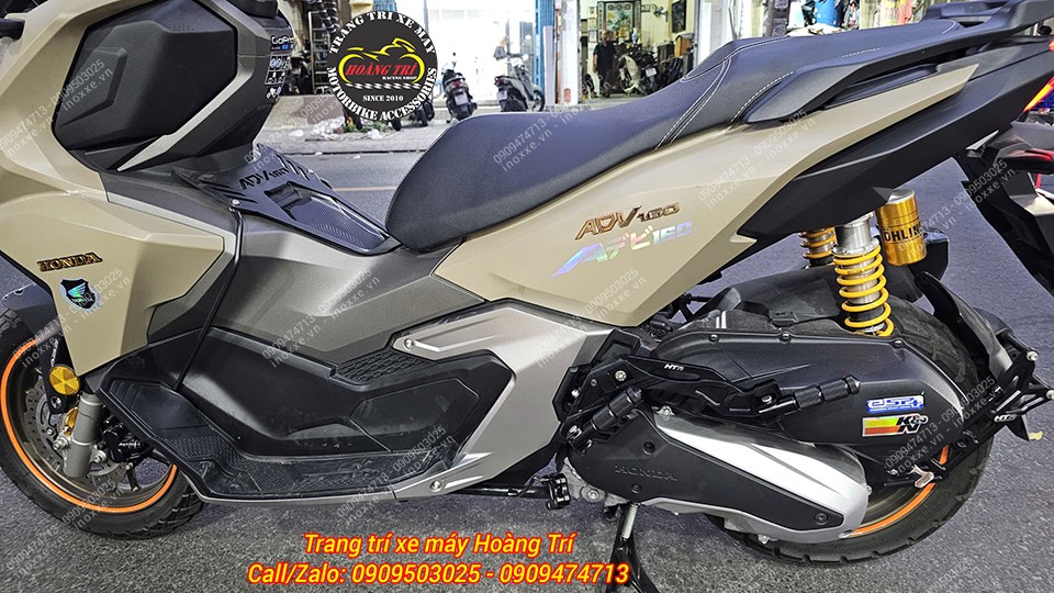 Gác chân phụ HTR nhôm cnc cho xe PCX/ADV