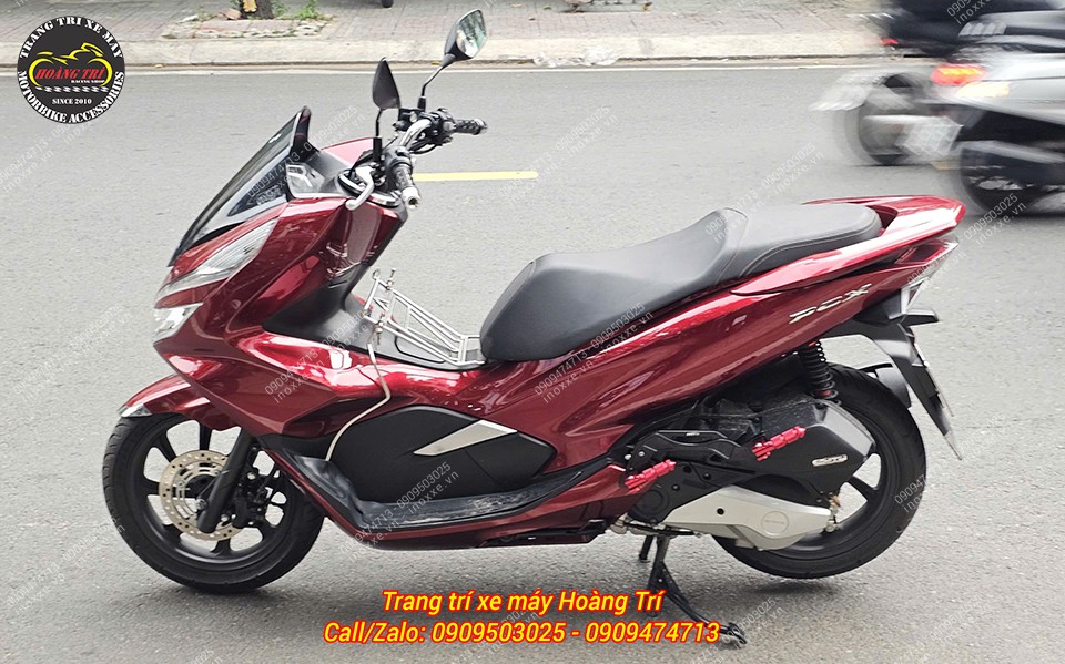 Gác chân phụ HTR nhôm cnc cho xe PCX/ADV