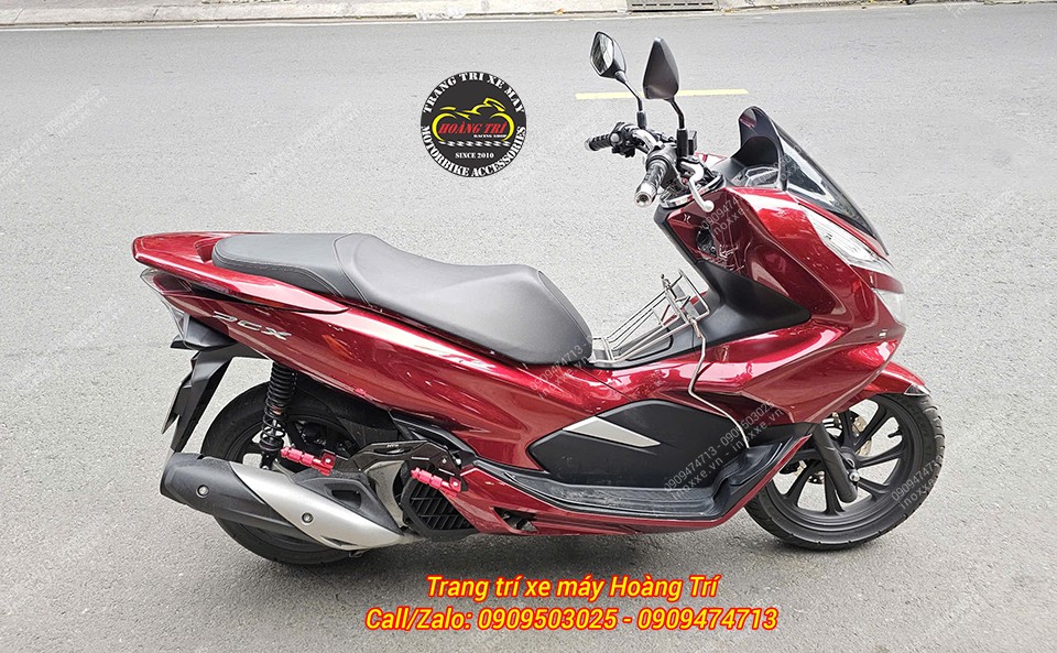 Gác chân phụ HTR nhôm cnc cho xe PCX/ADV