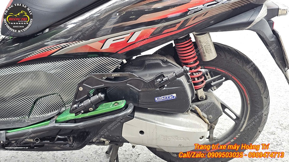 Gác chân phụ HTR nhôm cnc cho xe PCX/ADV