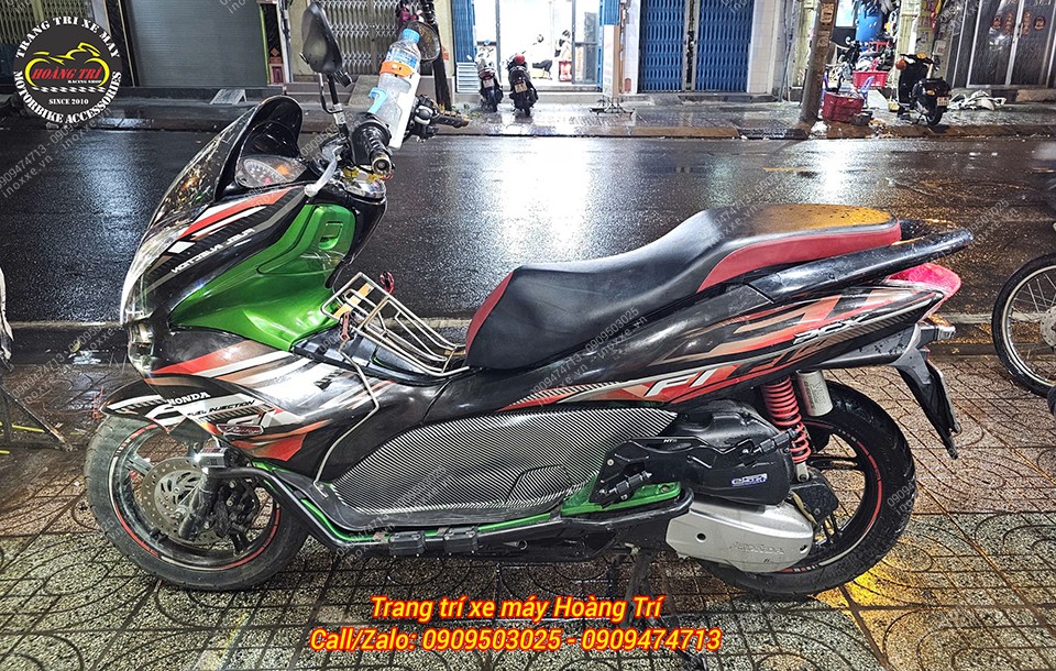 Gác chân phụ HTR nhôm cnc cho xe PCX/ADV