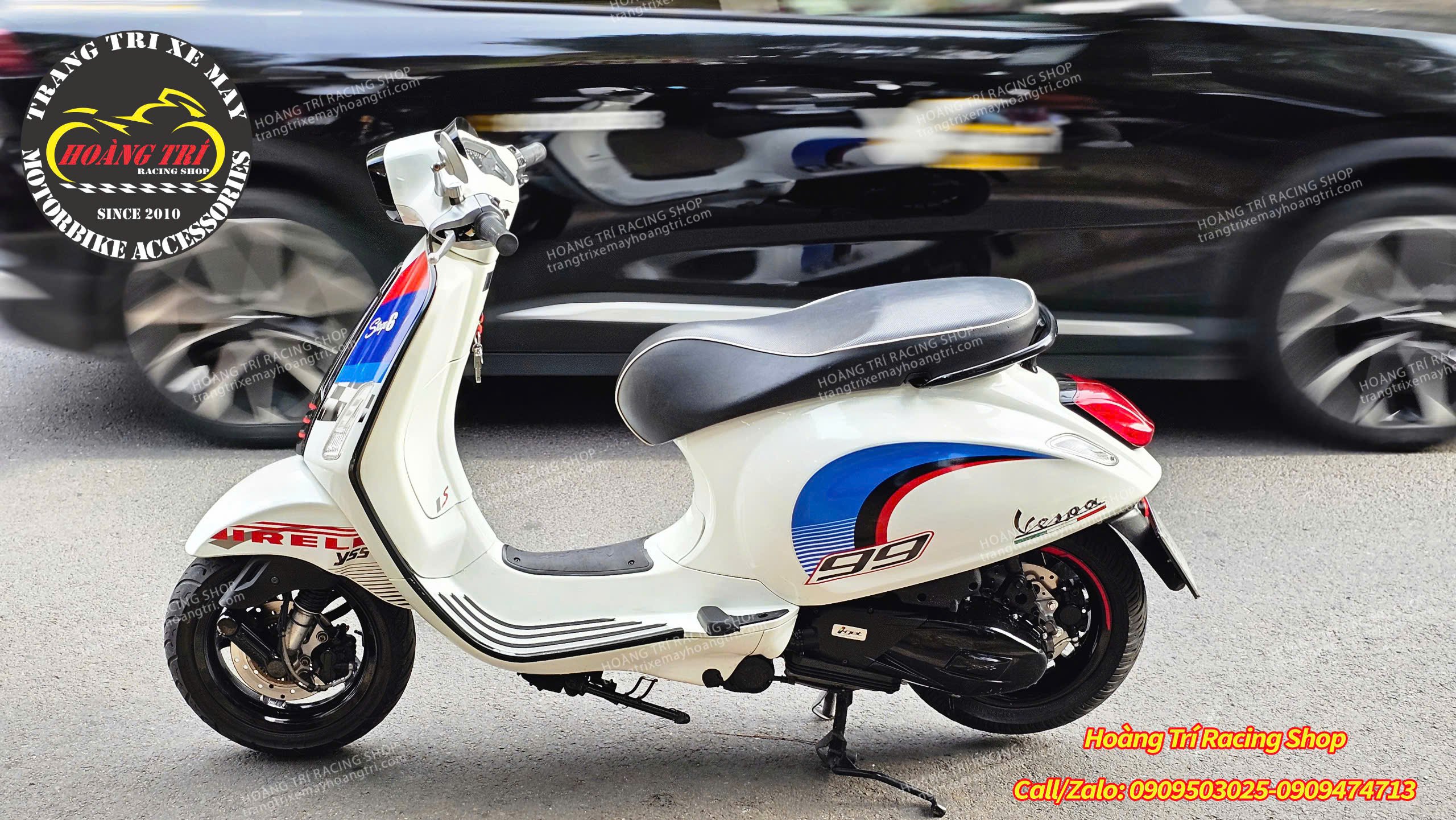 Trọn bộ đĩa sau dành cho Vespa Sprint / Vespa Primavera - Phụ tùng chính hãng Vespa