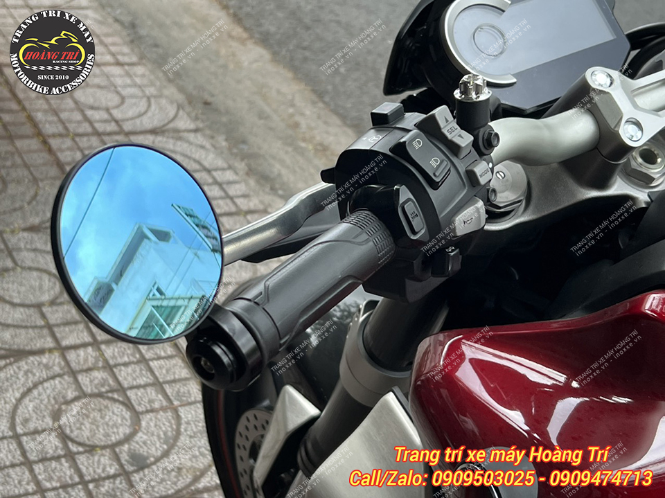 Kính hậu kiểu Motogadget tròn