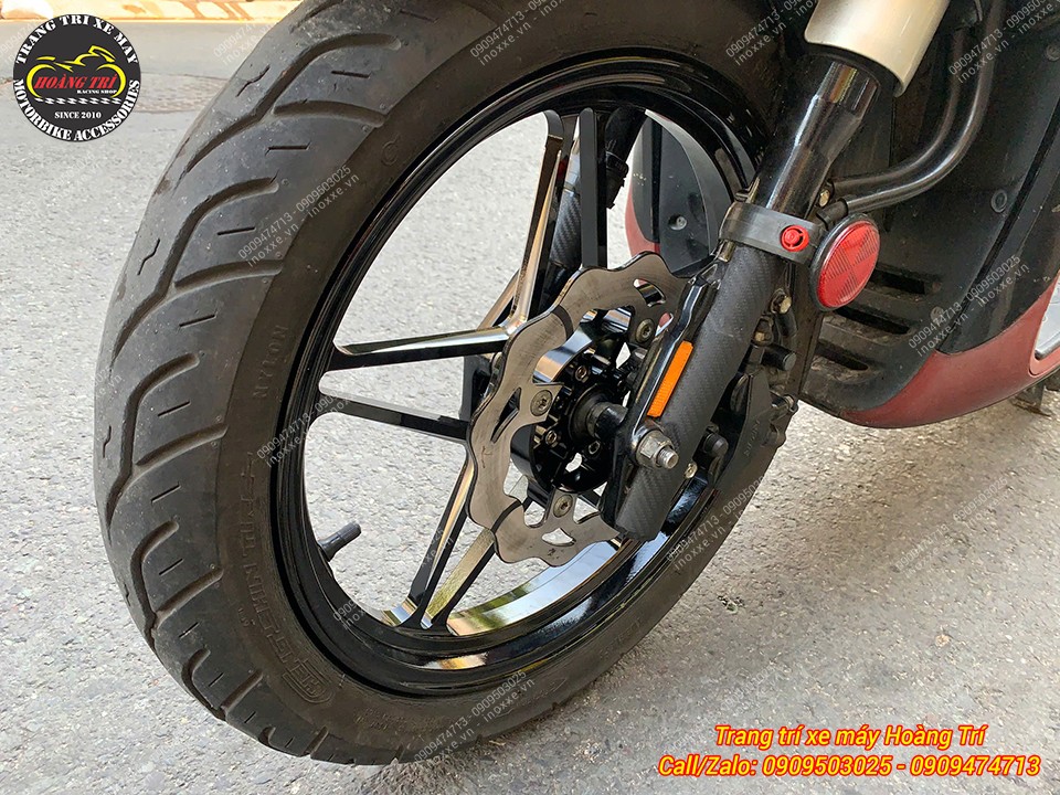 Mâm 5 cây X1R cho xe SH Mode đúc nhôm CNC kiểu ngôi sao