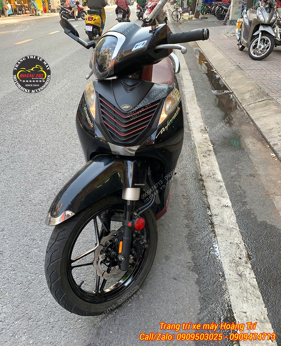 Mâm 5 cây X1R cho xe SH Mode đúc nhôm CNC kiểu ngôi sao