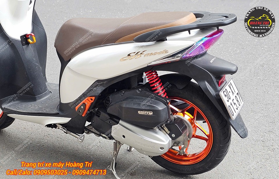 Mâm 5 cây X1R cho xe SH Mode đúc nhôm CNC kiểu ngôi sao