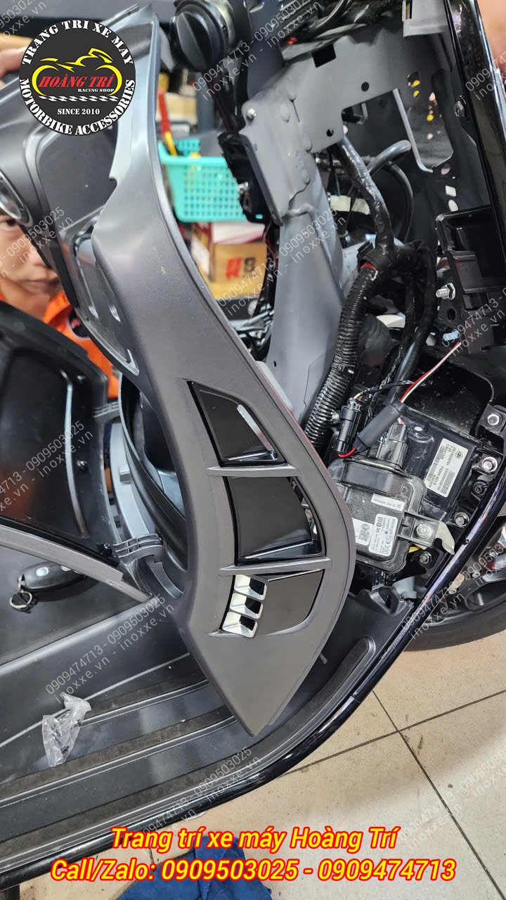 Ốp tản nhiệt nhôm CNC dành cho Vespa GTS 300 và GTV 2023-2024