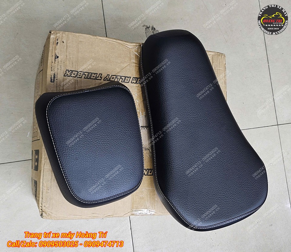 Độ yên xe PG-1, bọc da mới thay mút đệm Kymdan