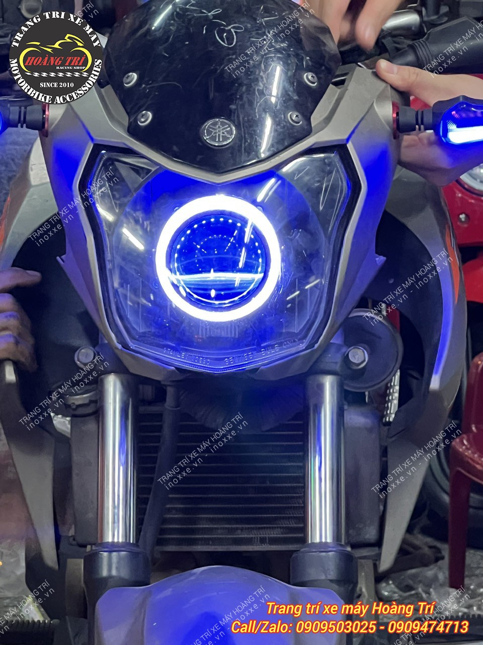 Độ bi cầu xe Yamaha FZ