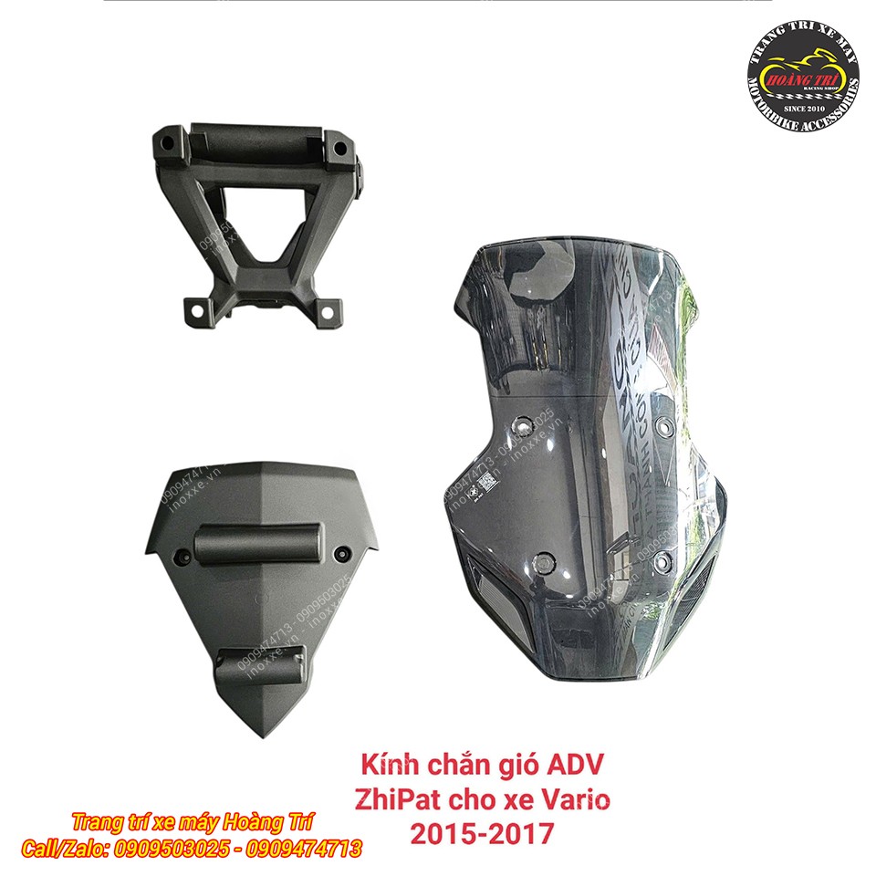 Kính chắn gió ADV Zhi.Pat lắp chuẩn cho xe Vario 2015-2017