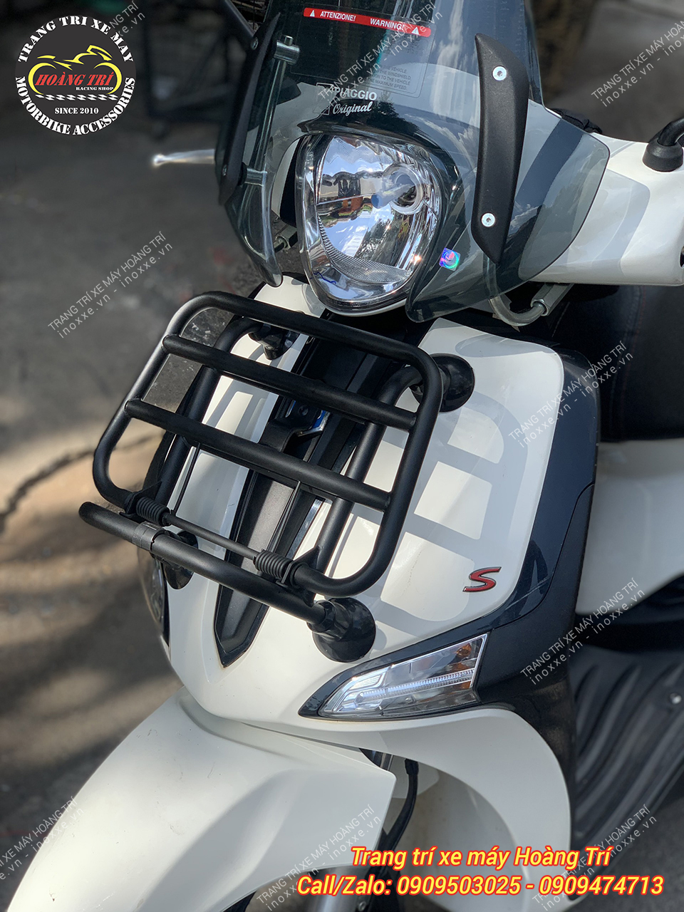 Baga trước độ cho xe Piaggio Liberty