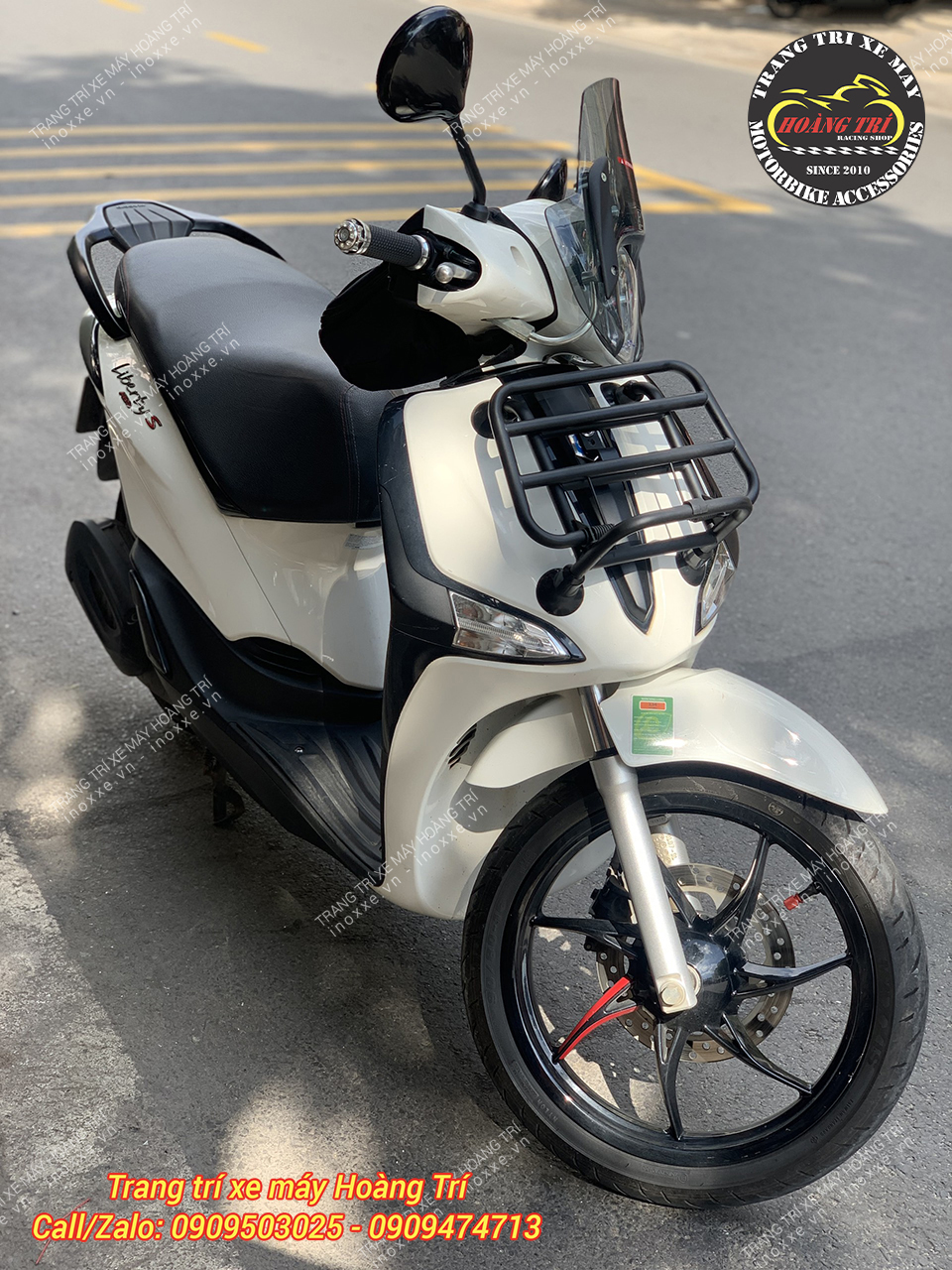 Baga trước độ cho xe Piaggio Liberty