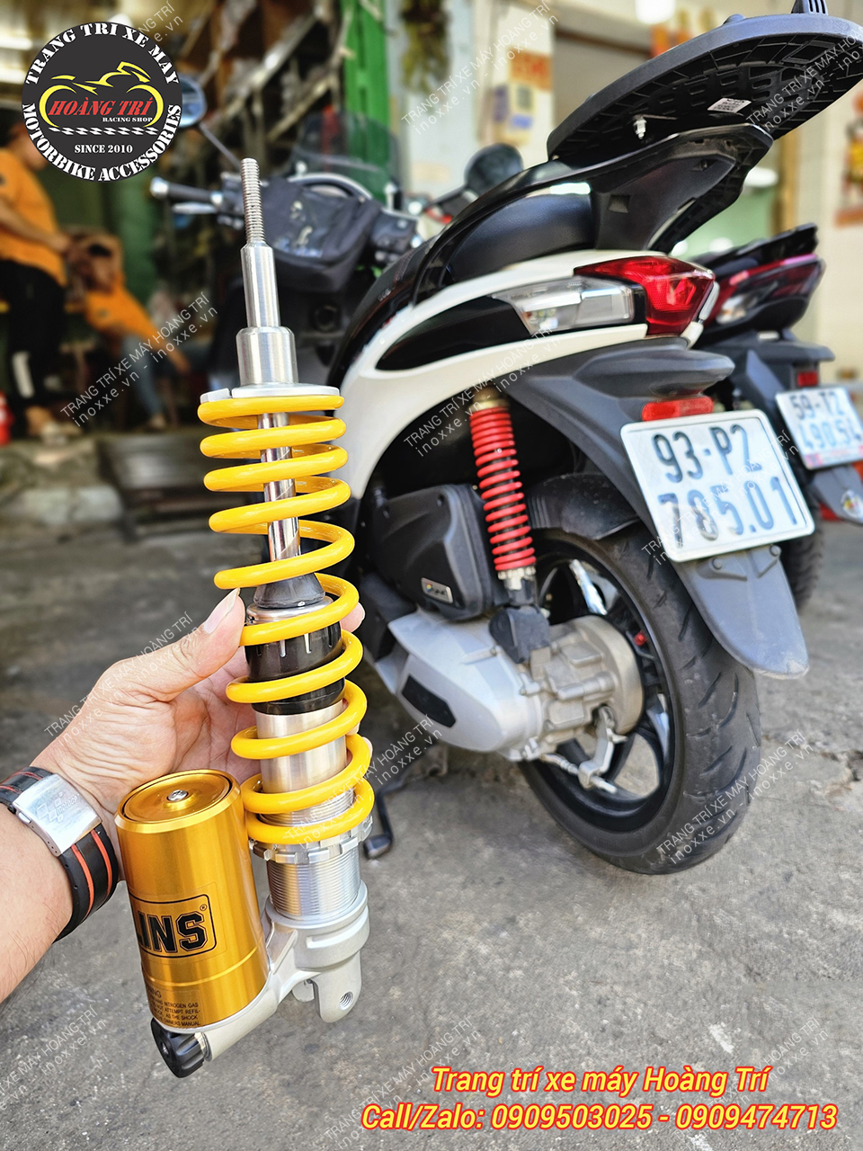 Phuộc Ohlins chính hãng Thái Lan độ xe Liberty