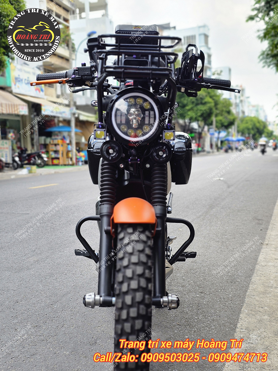 Khung bảo vệ và Ốp gầm xe Yamaha PG-1 chính hãng Motion J Thái Lan