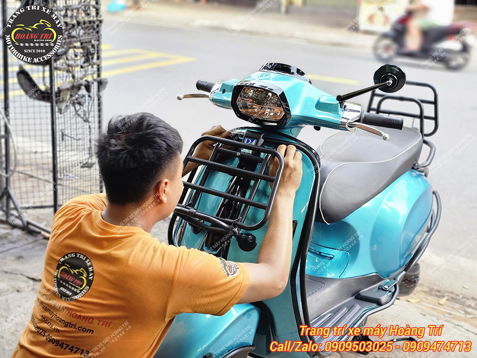 Baga trước Vespa Sprint, Vespa Primavera sơn tĩnh điện