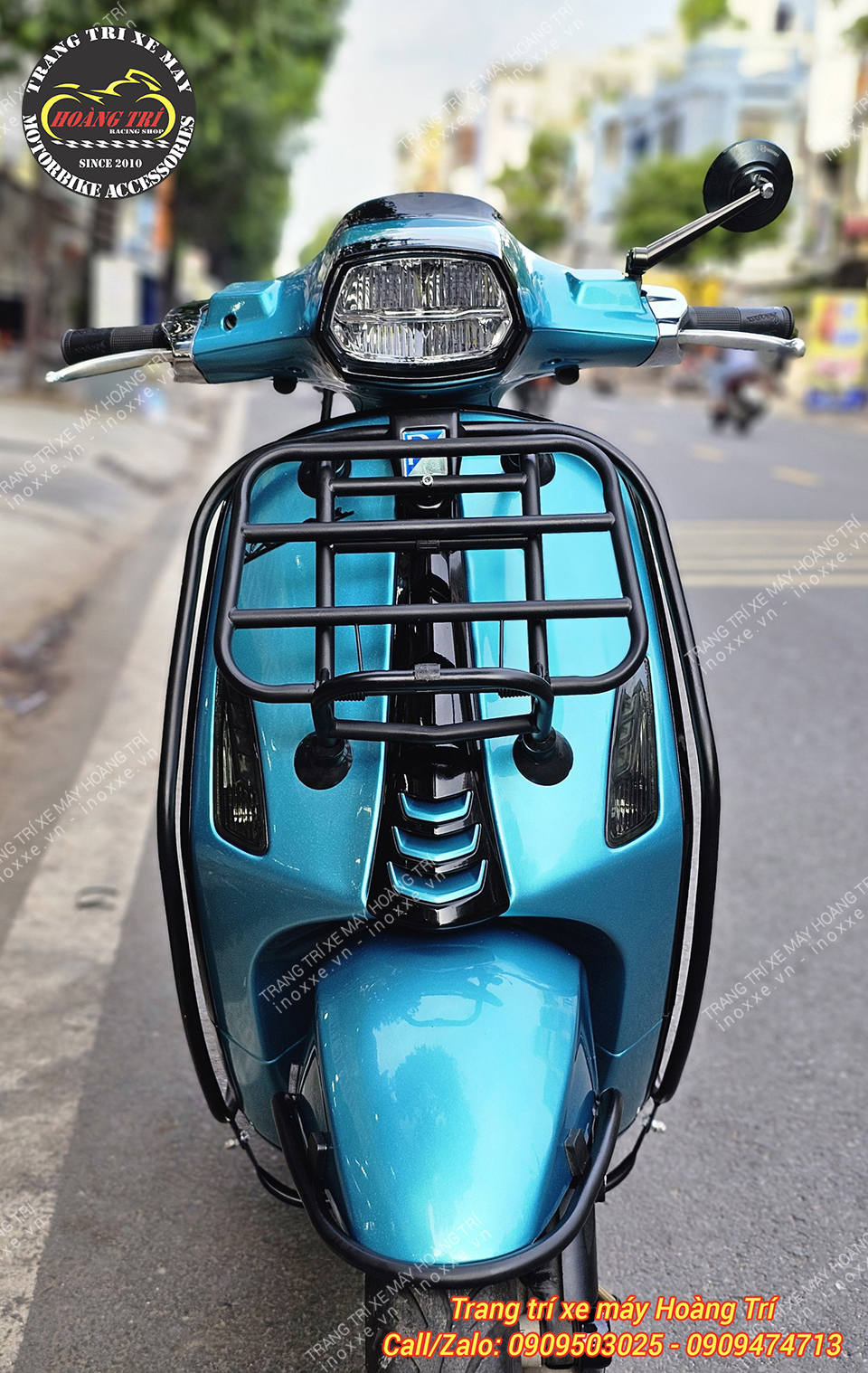 Baga trước Vespa Sprint, Vespa Primavera sơn tĩnh điện