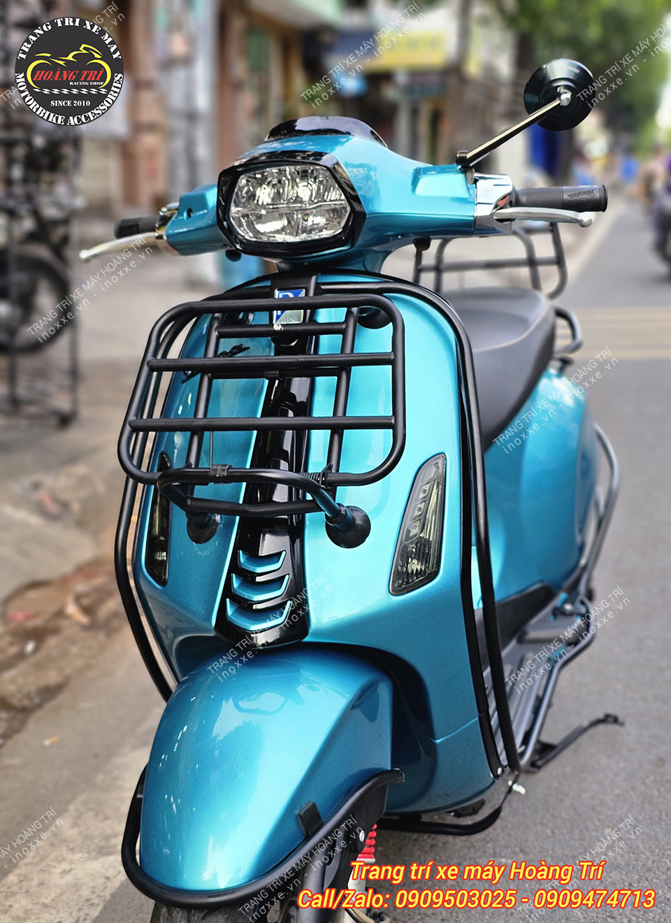 Baga trước Vespa Sprint, Vespa Primavera sơn tĩnh điện