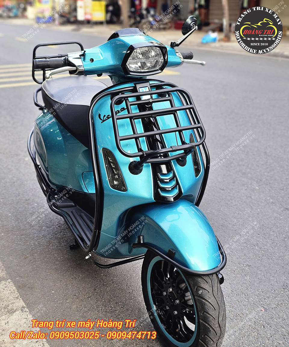 Baga trước Vespa Sprint, Vespa Primavera sơn tĩnh điện