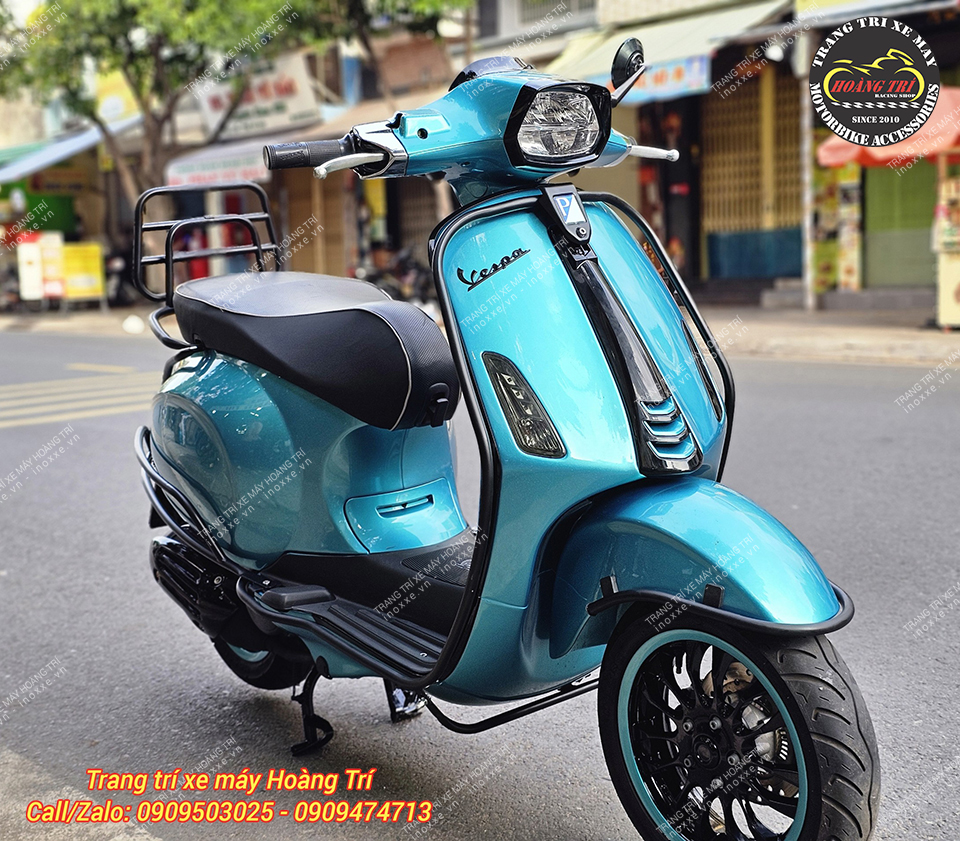 Khung bảo vệ Vespa Primavera / Vespa Sprint mẫu B1 sơn tĩnh điện