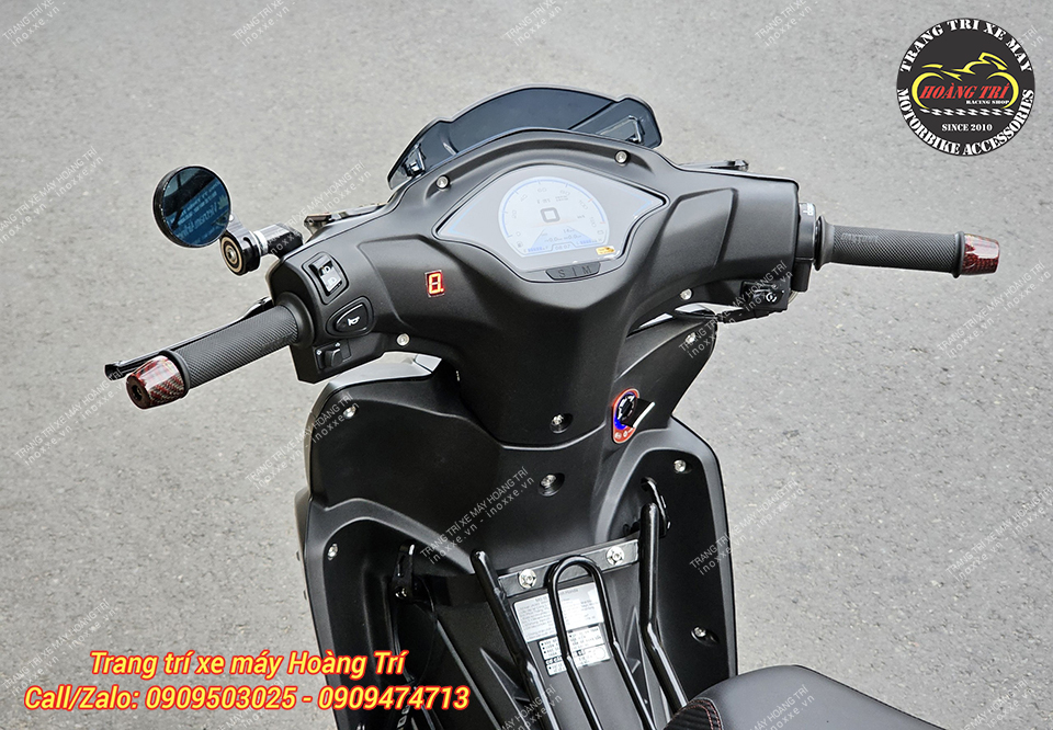 Độ đồng hồ Vespa Full LCD cho xe Wave